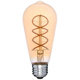 LED Edison ST19 (ST58) Double Spiral Filament Bulb - Dimmable
