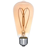 LED Edison ST21 (ST64) Twin Loop Filament Bulb - Dimmable