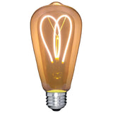 LED Edison ST21 (ST64) Twin Loop Filament Bulb - Dimmable